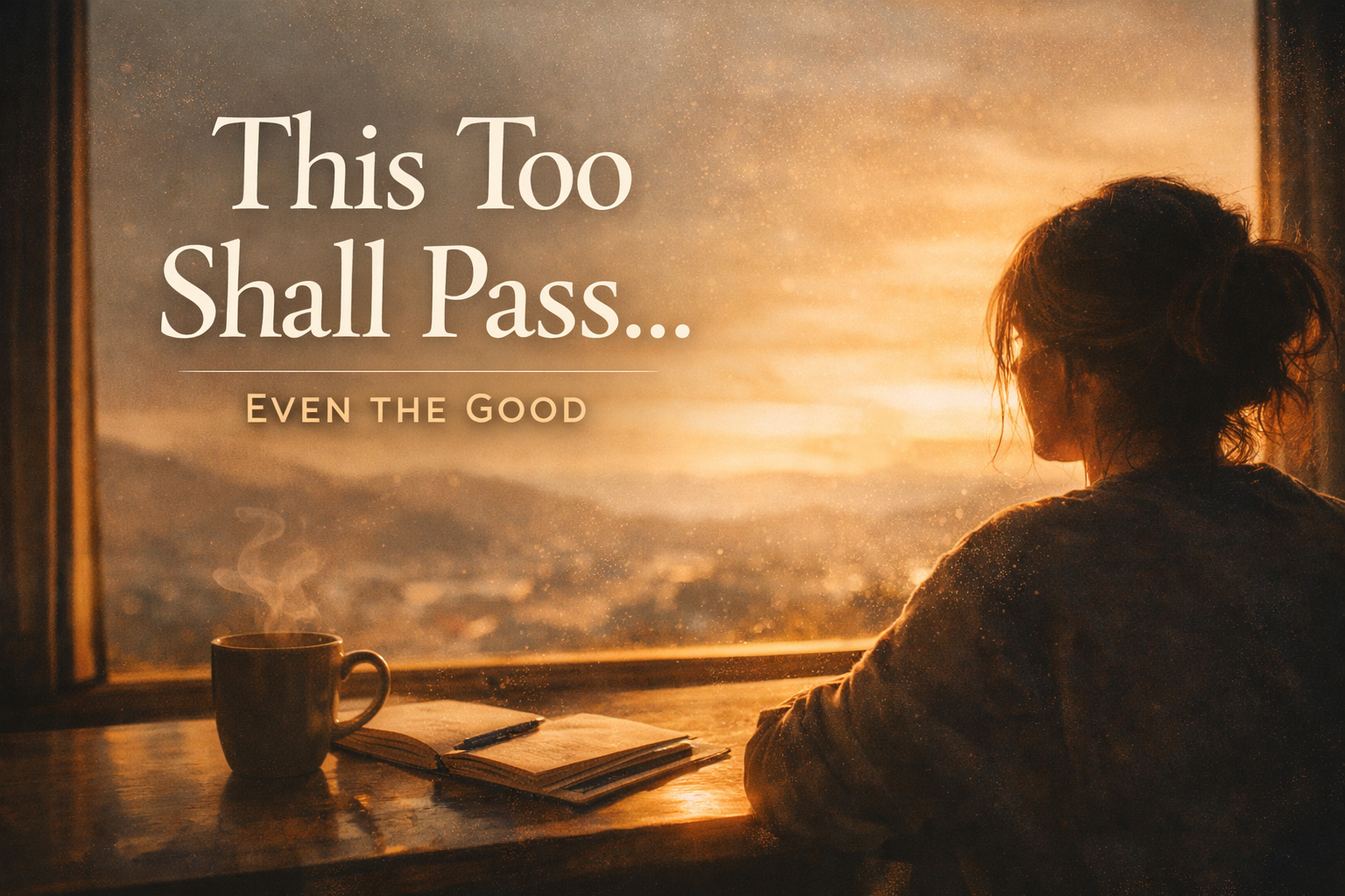 This Too Shall Pass… Even the Good!